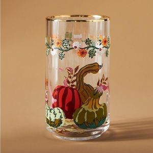 Anthropologie Inslee Fariss Autumn’s Bounty Glass